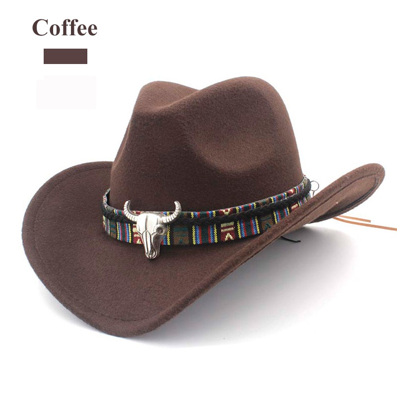 Unisex Western Cowboy Hat Equestrian 